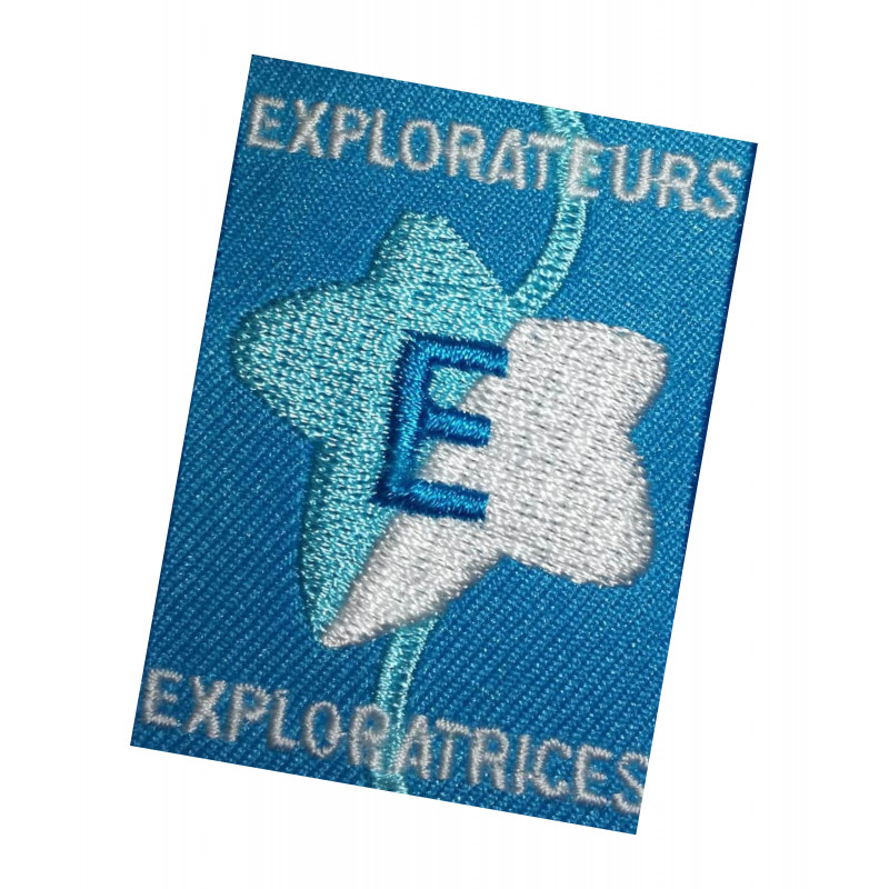 Ecusson EXPLORATEURS-EXPLORATRICES Ecusson EXPLORATEURS-EXPLORATRICES