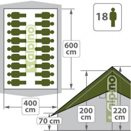 Super-Patrouille Alpino 6 x 4 m (TI 6 x 4 m)