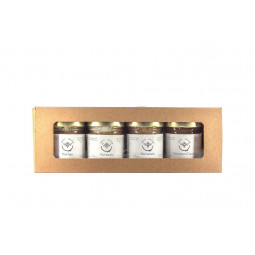 Coffret 4 mini-pots de miel...